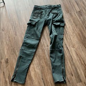 J Brand zip skinny pant